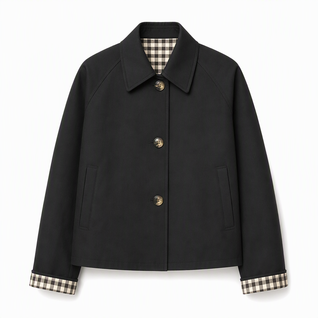 🔥50 % rabatt🍂🧥 Elegant og varm damefrakk for høst og vinter | Enkeltradet kåpe med lange ermer
