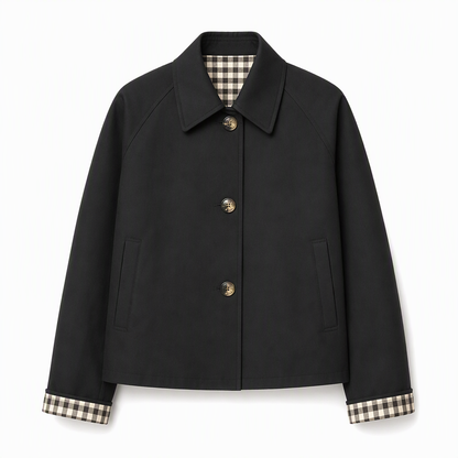 🔥50 % rabatt🍂🧥 Elegant og varm damefrakk for høst og vinter | Enkeltradet kåpe med lange ermer