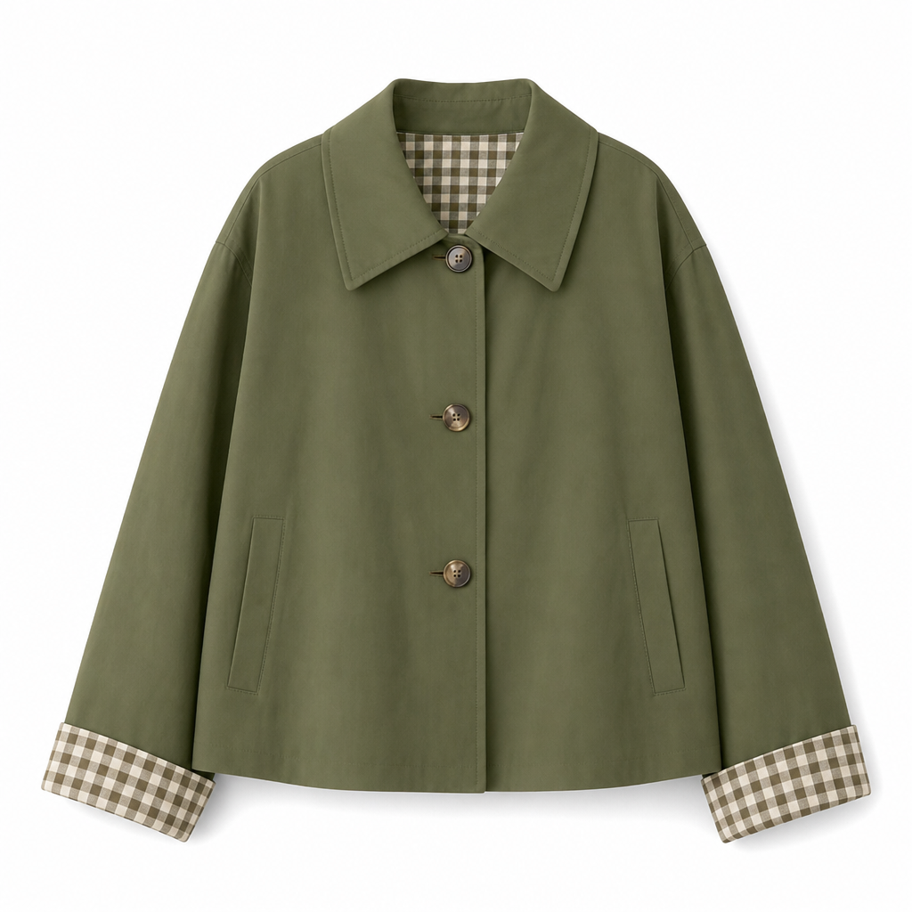 🔥50 % rabatt🍂🧥 Elegant og varm damefrakk for høst og vinter | Enkeltradet kåpe med lange ermer