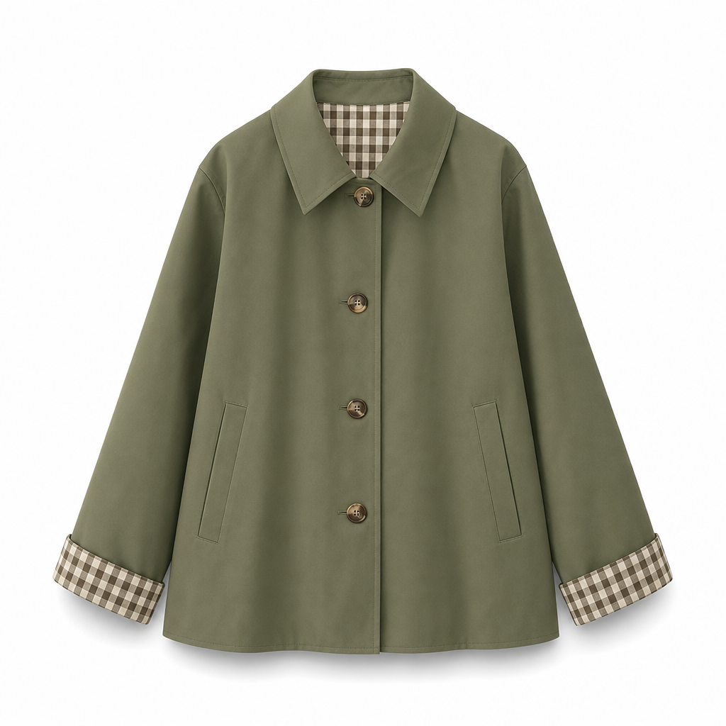 🔥50 % rabatt🍂🧥 Elegant og varm damefrakk for høst og vinter | Enkeltradet kåpe med lange ermer