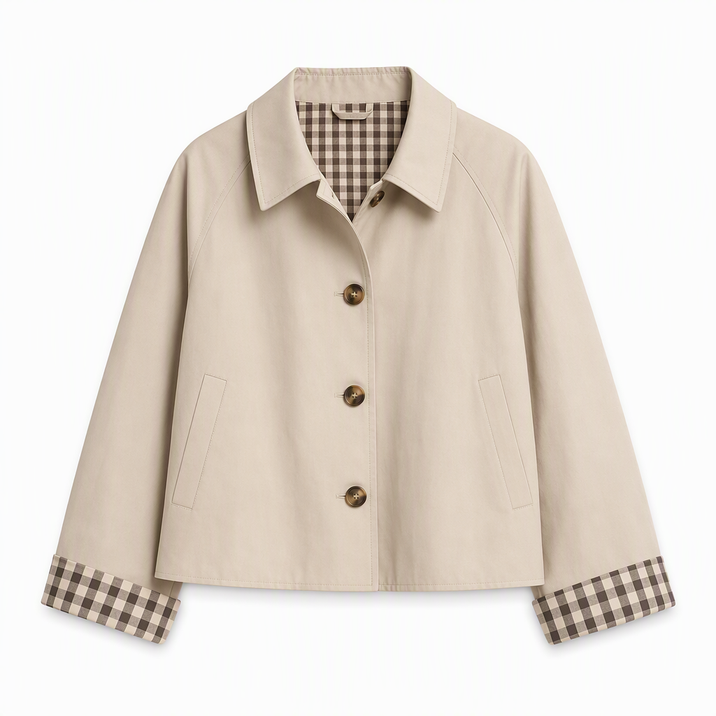 🔥50 % rabatt🍂🧥 Elegant og varm damefrakk for høst og vinter | Enkeltradet kåpe med lange ermer