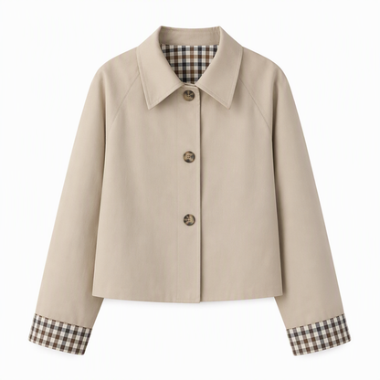 🔥50 % rabatt🍂🧥 Elegant og varm damefrakk for høst og vinter | Enkeltradet kåpe med lange ermer