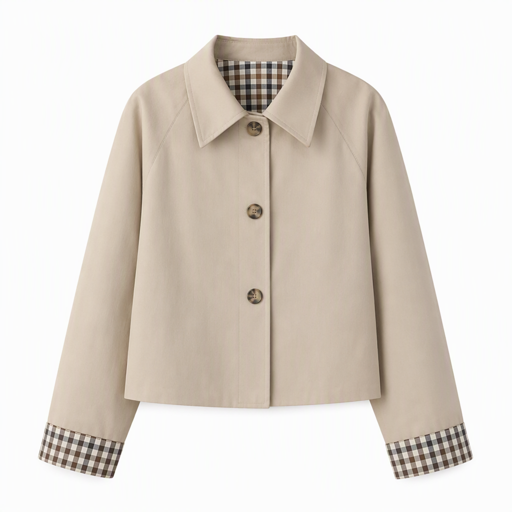 🔥50 % rabatt🍂🧥 Elegant og varm damefrakk for høst og vinter | Enkeltradet kåpe med lange ermer