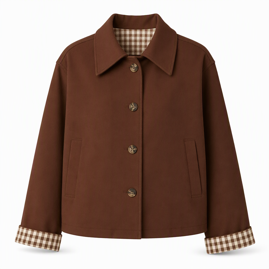 🔥50 % rabatt🍂🧥 Elegant og varm damefrakk for høst og vinter | Enkeltradet kåpe med lange ermer