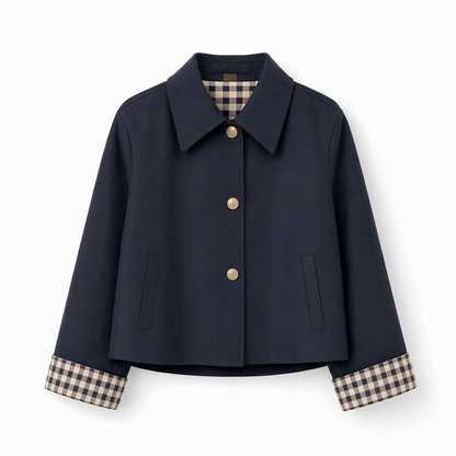 🔥50 % rabatt🍂🧥 Elegant og varm damefrakk for høst og vinter | Enkeltradet kåpe med lange ermer