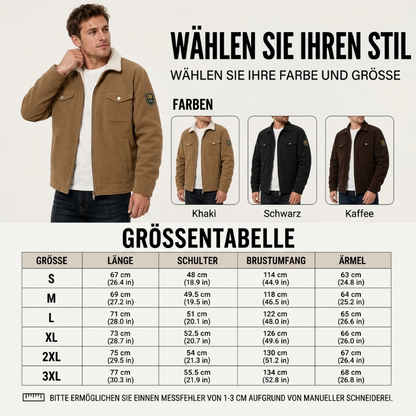 🧥Retro kordfløyel, uformell og stilig✨ Kordfløyeljakke for menn – klassisk struktur, uanstrengt stilig ✨