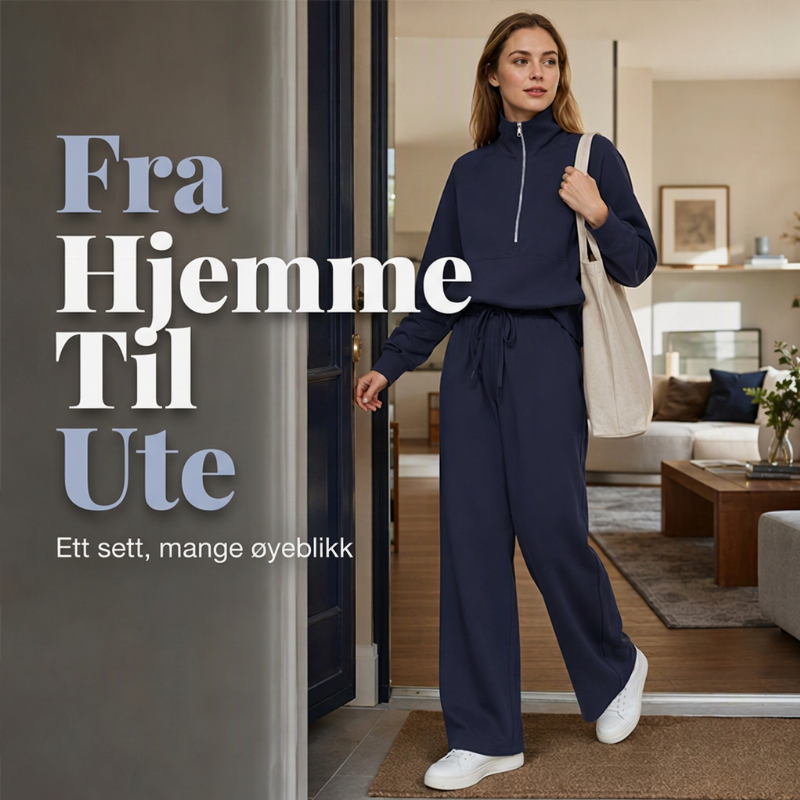 🔥50 % rabatt✨👚 Oversized damegenser med rund hals | Rynkedetaljer, myk strikk og avslappet passform