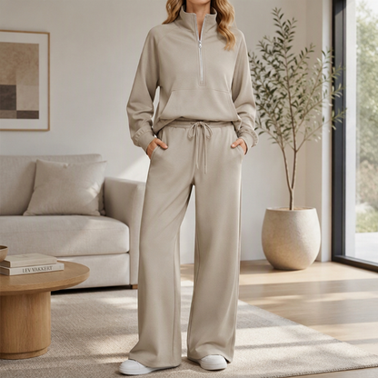 🔥50 % rabatt✨👚 Oversized damegenser med rund hals | Rynkedetaljer, myk strikk og avslappet passform