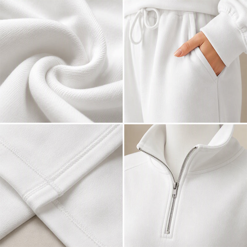 🔥50 % rabatt✨👚 Oversized damegenser med rund hals | Rynkedetaljer, myk strikk og avslappet passform