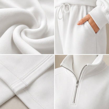 🔥50 % rabatt✨👚 Oversized damegenser med rund hals | Rynkedetaljer, myk strikk og avslappet passform