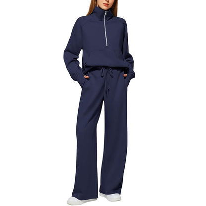 🔥50 % rabatt✨👚 Oversized damegenser med rund hals | Rynkedetaljer, myk strikk og avslappet passform
