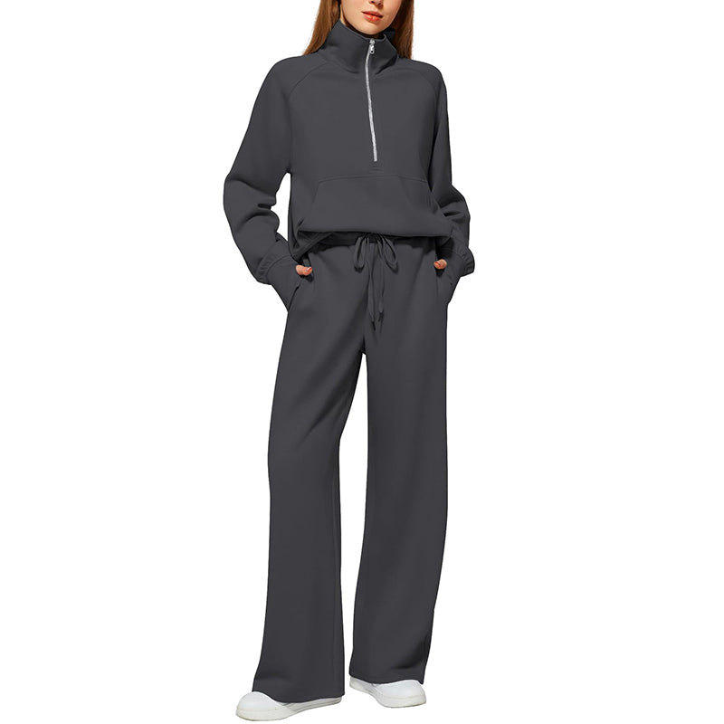 🔥50 % rabatt✨👚 Oversized damegenser med rund hals | Rynkedetaljer, myk strikk og avslappet passform