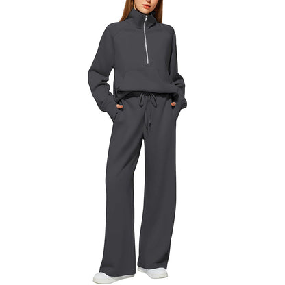 🔥50 % rabatt✨👚 Oversized damegenser med rund hals | Rynkedetaljer, myk strikk og avslappet passform
