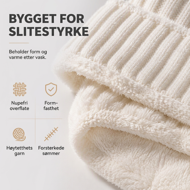 ❄️ 50% RABATT | 3-i-1 strikket vinterbalaklava – lue, ansiktsmaske & halsvarmer