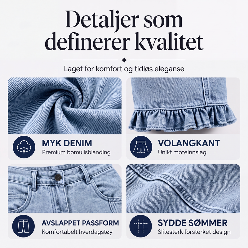 🔥50 % rabatt✨👖 Ballonbukser for damer med volangkant | Myk komfort og avslappet passform til høsten