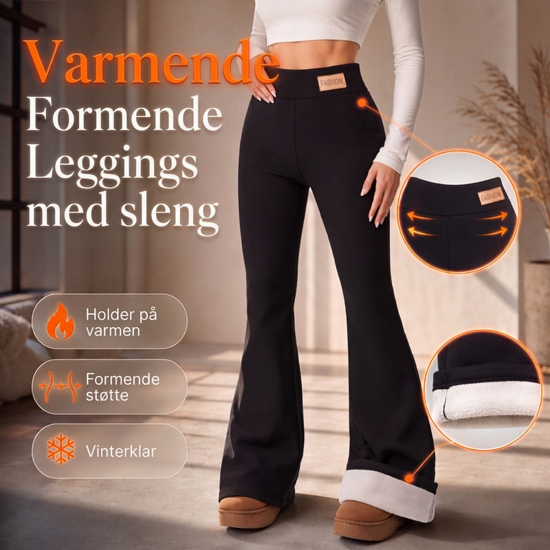 ✨Plüssfôrede stretch-leggings for damer