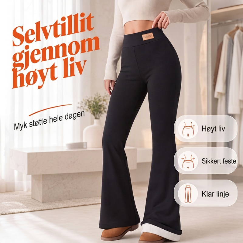 ✨Plüssfôrede stretch-leggings for damer