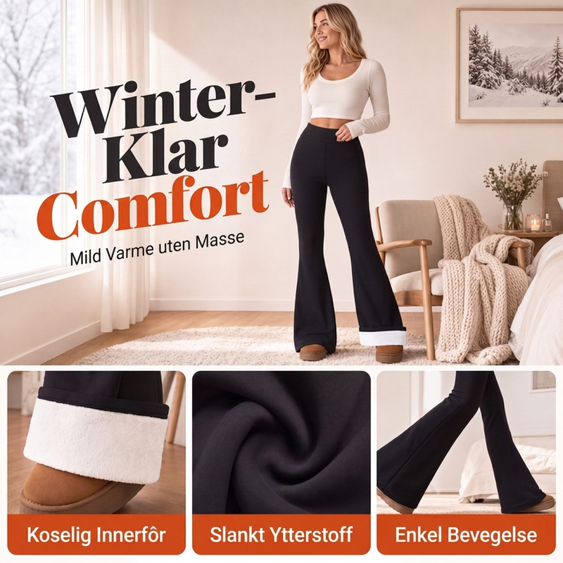 ✨Plüssfôrede stretch-leggings for damer