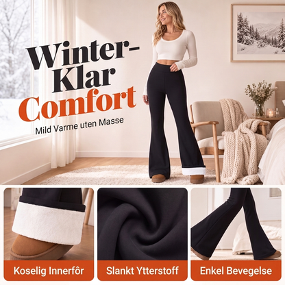 ✨Plüssfôrede stretch-leggings for damer