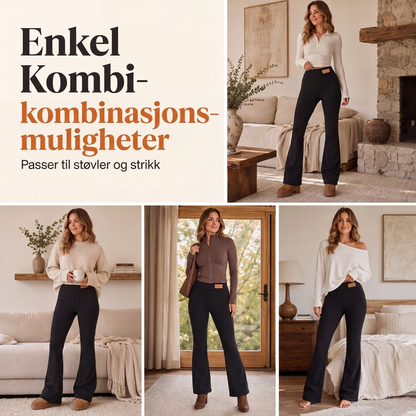 ✨Plüssfôrede stretch-leggings for damer