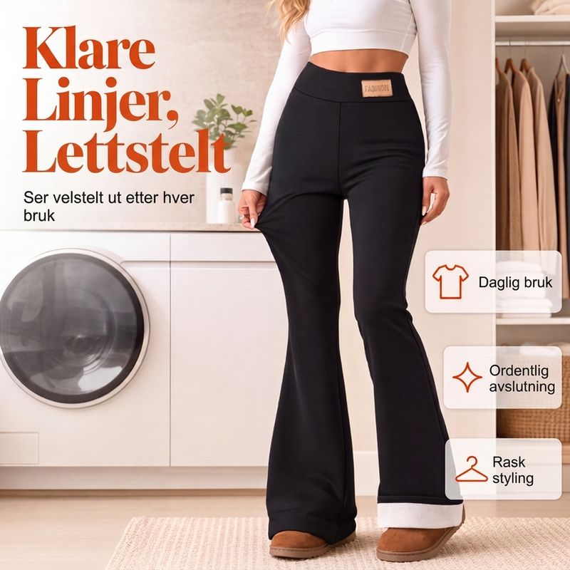 ✨Plüssfôrede stretch-leggings for damer