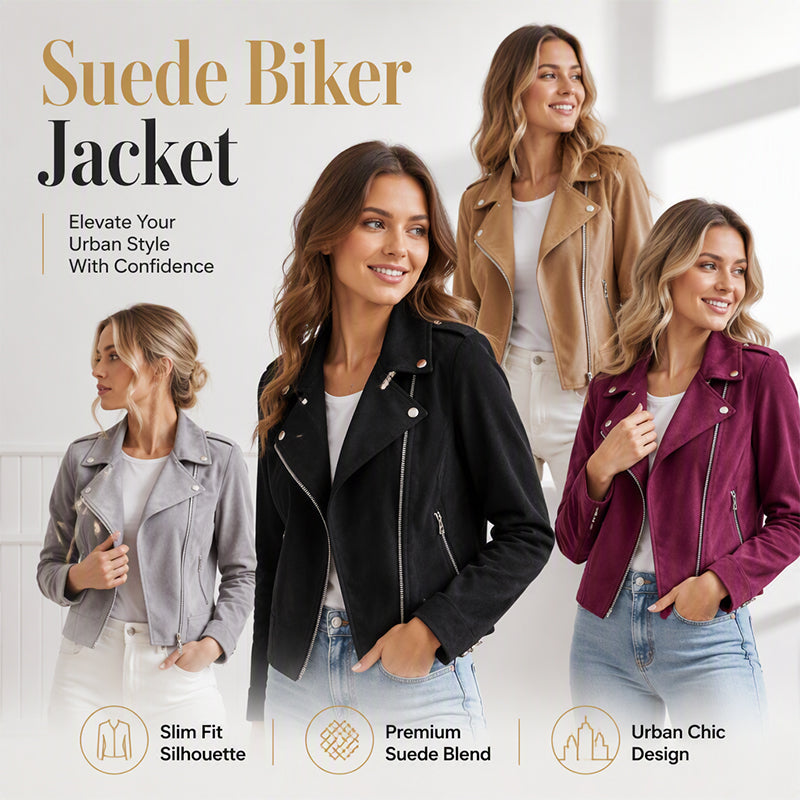 Casual jakke med revers i slim fit for kvinner
