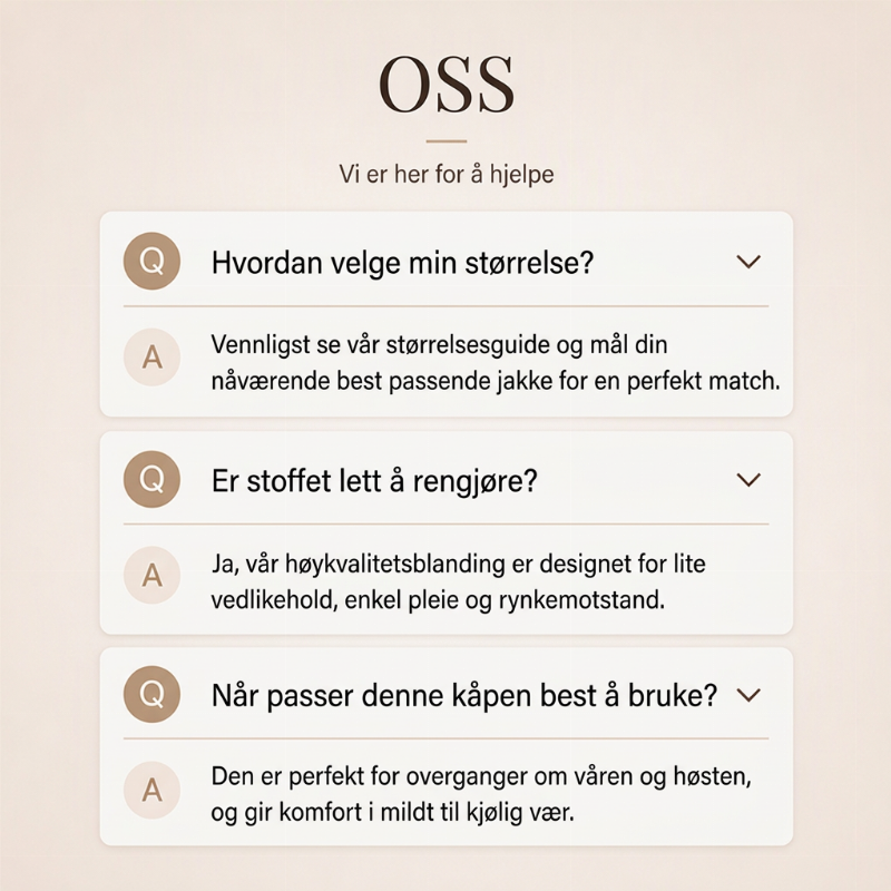 🔥 50% RABATT 🧥 Herre Enkeltspent Kåpe – Minimalistisk & Tidløs