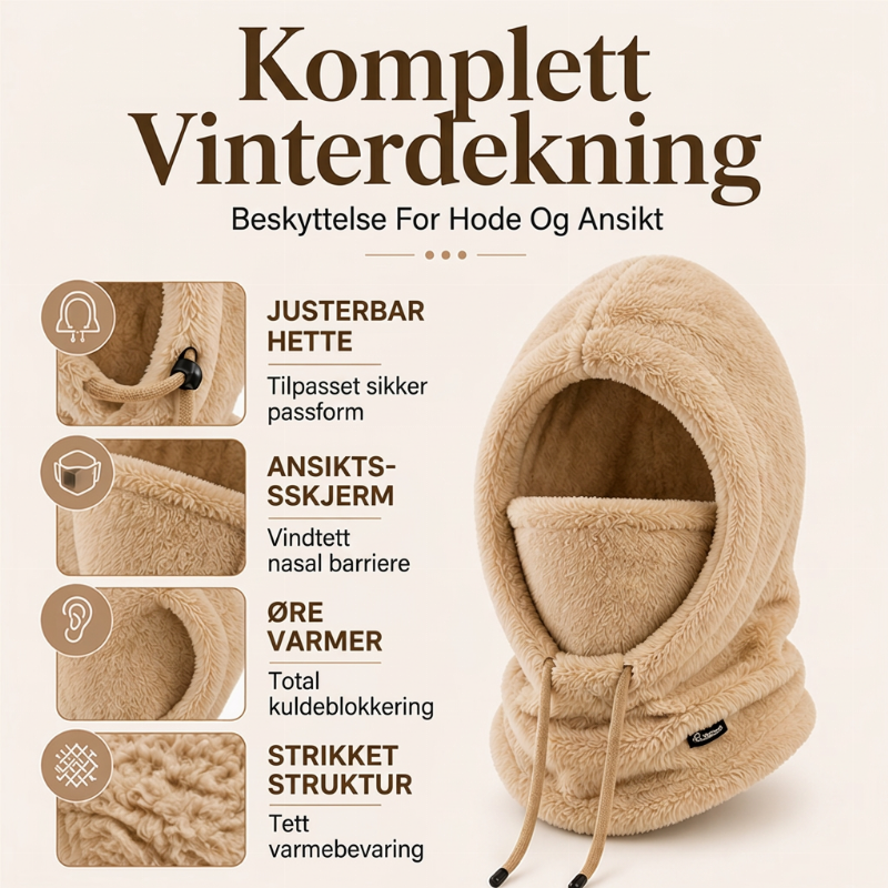 🔥 50% RABATT 🔥 Unisex Vindtett Termisk Sykkelbalaklava – Varm, Pustende & Komfortabel for Vinteren 🚴❄️