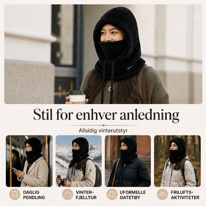 🔥 50% RABATT 🔥 Unisex Vindtett Termisk Sykkelbalaklava – Varm, Pustende & Komfortabel for Vinteren 🚴❄️