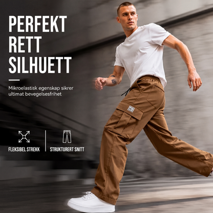 🔥 50% RABATT 🔥 Cargobukser for Menn – Løs & Avslappet Passform, Allsidig & Komfortabel 👖✨