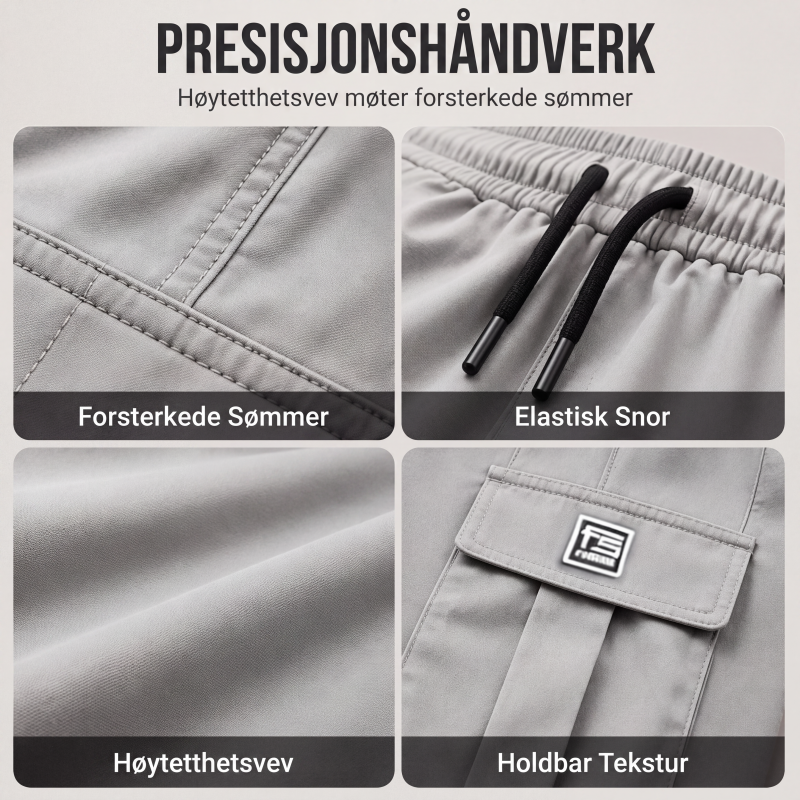 🔥 50% RABATT 🔥 Cargobukser for Menn – Løs & Avslappet Passform, Allsidig & Komfortabel 👖✨