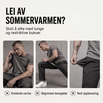 🔥 50% RABATT 🔥 Cargobukser for Menn – Løs & Avslappet Passform, Allsidig & Komfortabel 👖✨