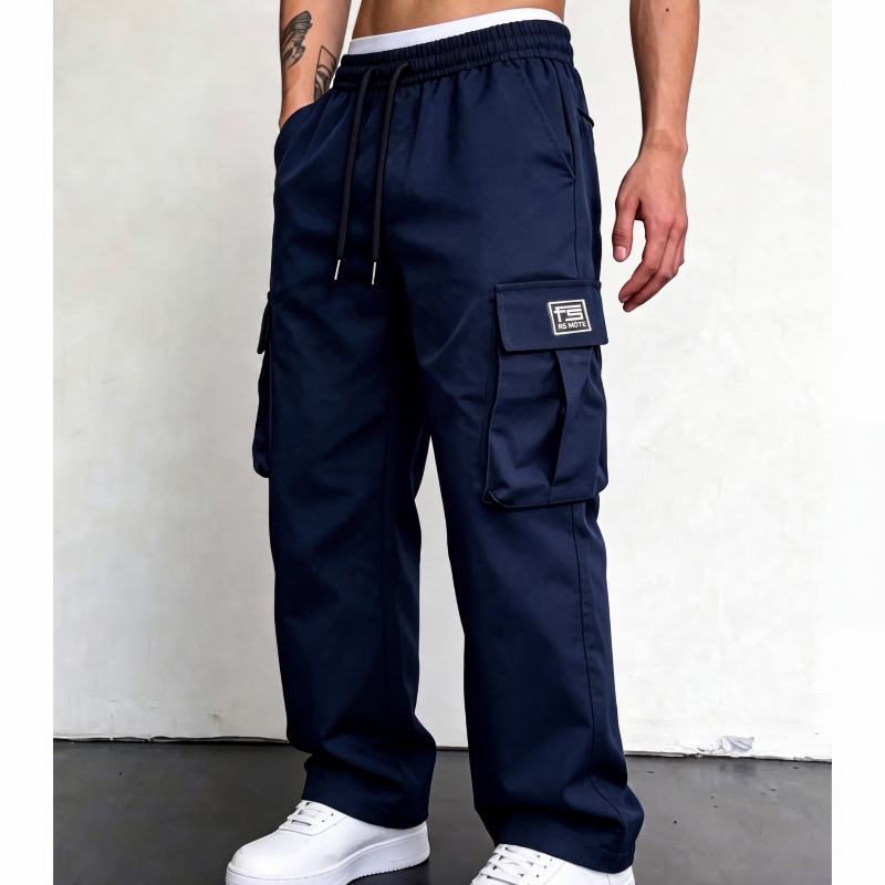 🔥 50% RABATT 🔥 Cargobukser for Menn – Løs & Avslappet Passform, Allsidig & Komfortabel 👖✨