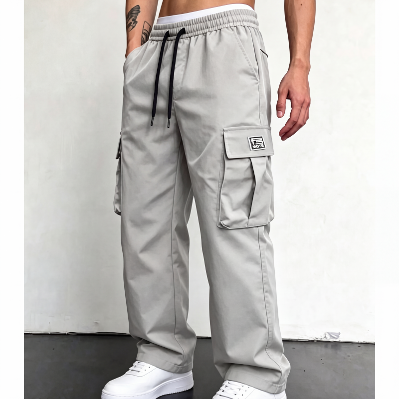 🔥 50% RABATT 🔥 Cargobukser for Menn – Løs & Avslappet Passform, Allsidig & Komfortabel 👖✨