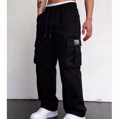 🔥 50% RABATT 🔥 Cargobukser for Menn – Løs & Avslappet Passform, Allsidig & Komfortabel 👖✨