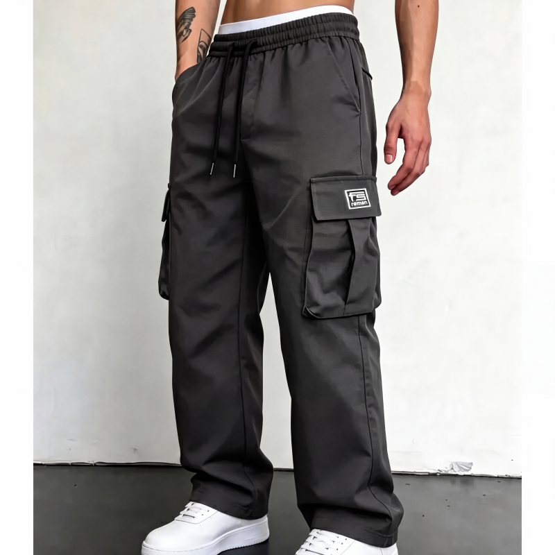 🔥 50% RABATT 🔥 Cargobukser for Menn – Løs & Avslappet Passform, Allsidig & Komfortabel 👖✨