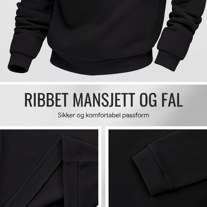 🔥 50% Rabatt 🧥 Herregenser med Ståkrage og Halvglidelås – Tidløs & Allsidig