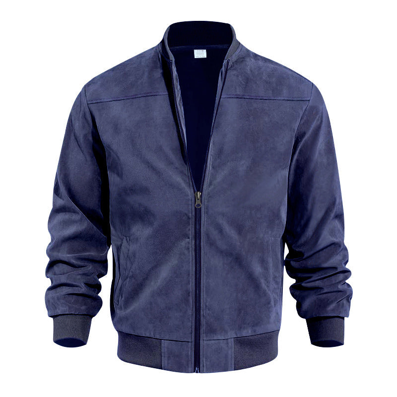 🔥 50% Rabatt 🧥 Herre Klassisk Bomberjakke med Frontglidelås – Stilren & Allsidig