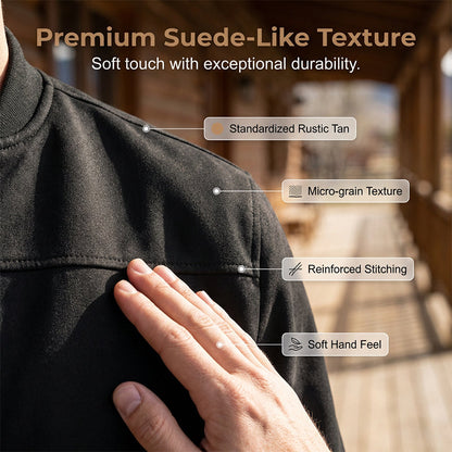 🔥 50% Rabatt 🧥 Herre Klassisk Bomberjakke med Frontglidelås – Stilren & Allsidig