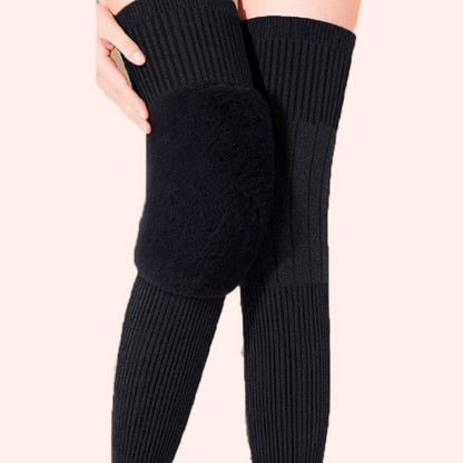 🎉 2026-salg — Over 25 000 solgt!🥰 Unisex knesokker i kashmir med forlenget lengde