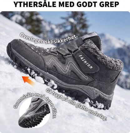 Unisex varme vinterstøvler for utendørs bruk – Ankelhøye og komfortable ✨❄️