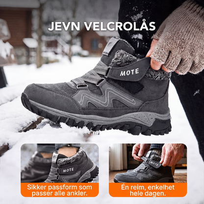 Unisex varme vinterstøvler for utendørs bruk – Ankelhøye og komfortable ✨❄️