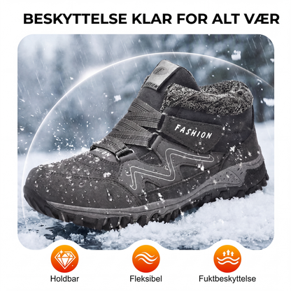 Unisex varme vinterstøvler for utendørs bruk – Ankelhøye og komfortable ✨❄️