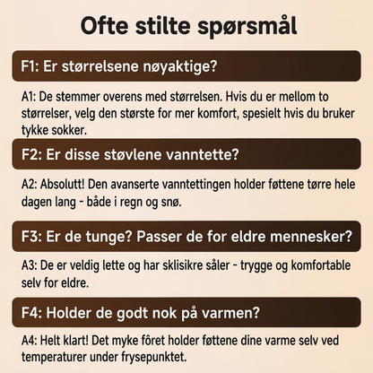 Vannavstøtende snøstøvler med høy skaft for damer – med varmt fleecefôr, det perfekte valget til vinteren 💫🏔️