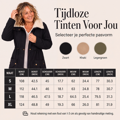 🔥 50% RABATT 🔥 Halvlang Vattert Damejakke med Hette – Varm, Vindtett & Stilfull for Høst & Vinter 🧥❄️
