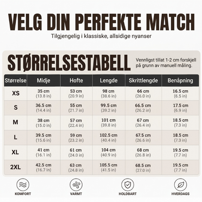 Varme og komfortable vinterbukser for menn – Myke og vindtette vinterbukser ✨❄️