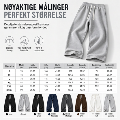 Løstsittende treningsbukser med snøring til menn, casual stil