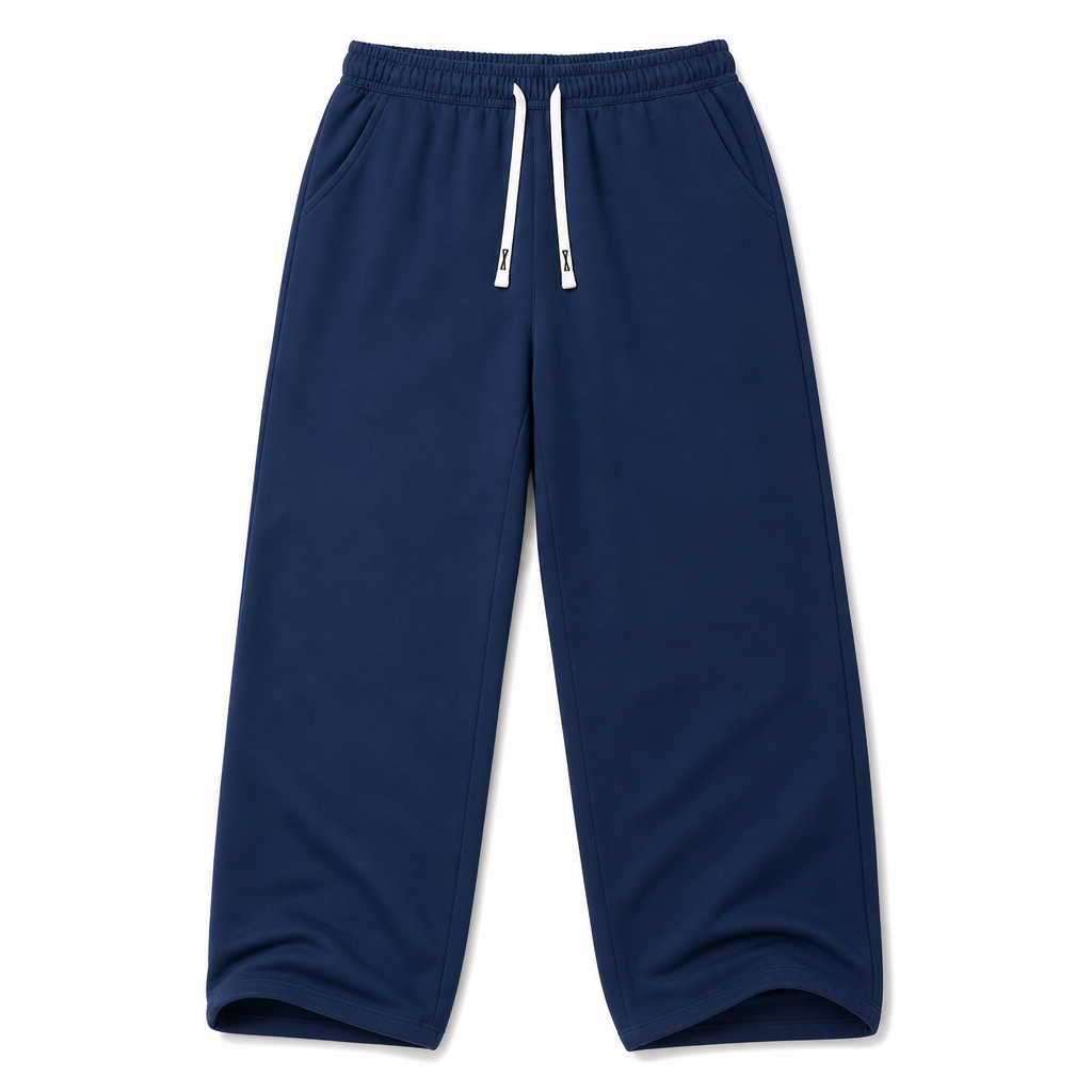 Løstsittende treningsbukser med snøring til menn, casual stil