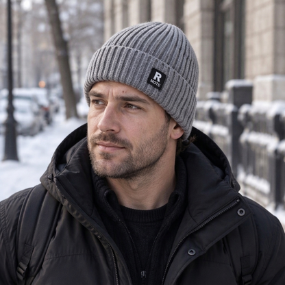 🔥 50% RABATT 🔥 Løs & Komfortabel Strikket Herrelue – Varm, Myk & Allsidig for Vinteren 🧢❄️