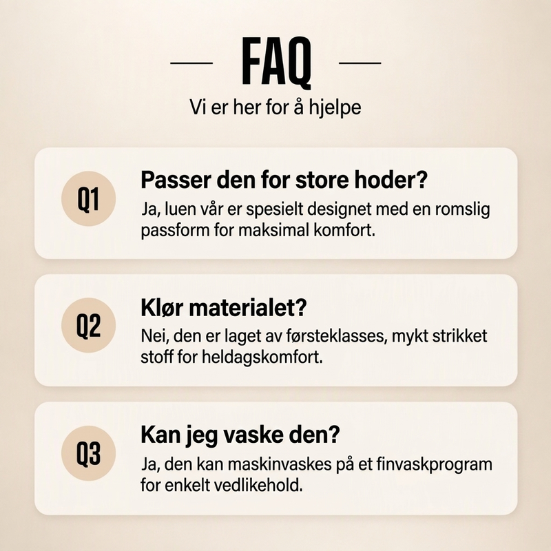 🔥 50% RABATT 🔥 Løs & Komfortabel Strikket Herrelue – Varm, Myk & Allsidig for Vinteren 🧢❄️